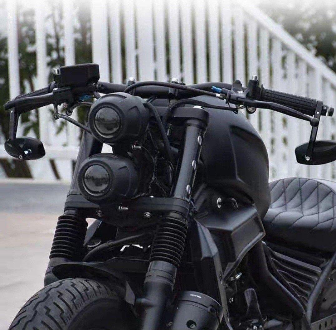 MOTOBOX レブル250 500 ヘッドライト 縦目 LED２灯化 キット