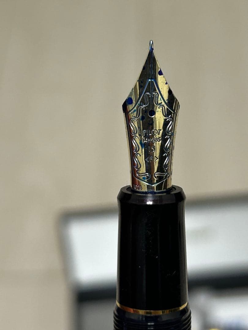 PILOT 万年筆カスタム823(黒、ペン先F)