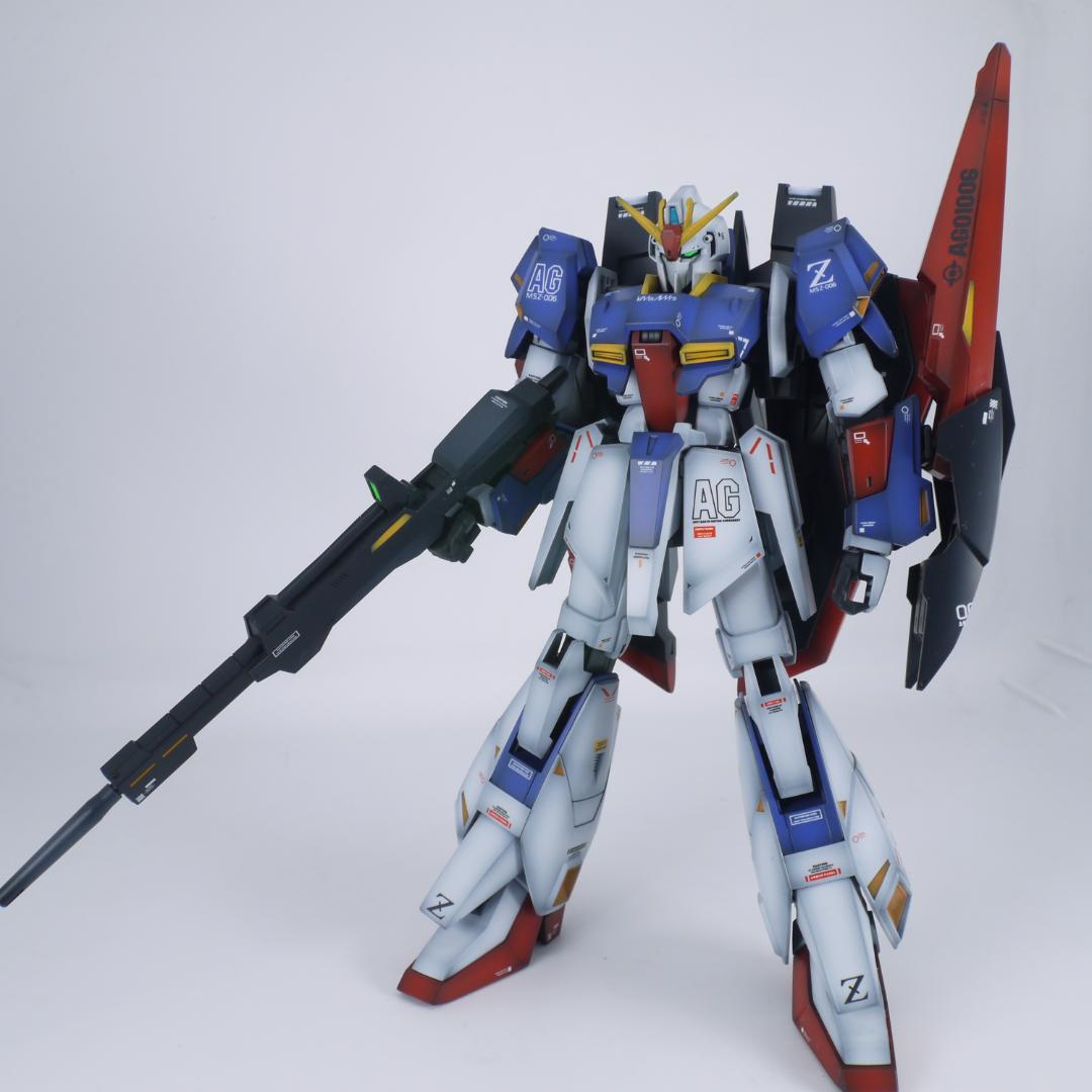 ガンプラ　HG Zガンダム　リバイブ　全塗装　完成品