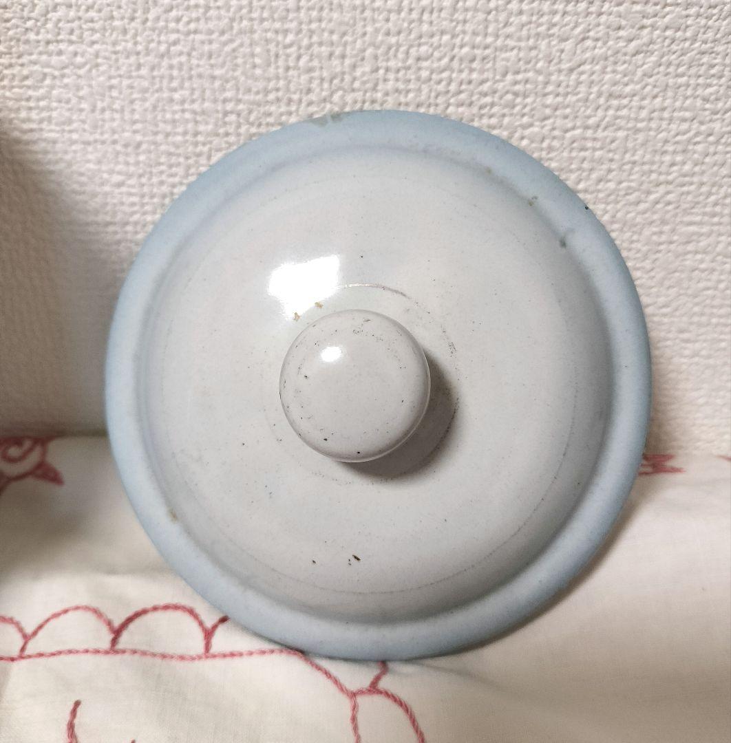 フランス JAPY ジャピー ホーロー キャニスター パンジー柄 アンティーク