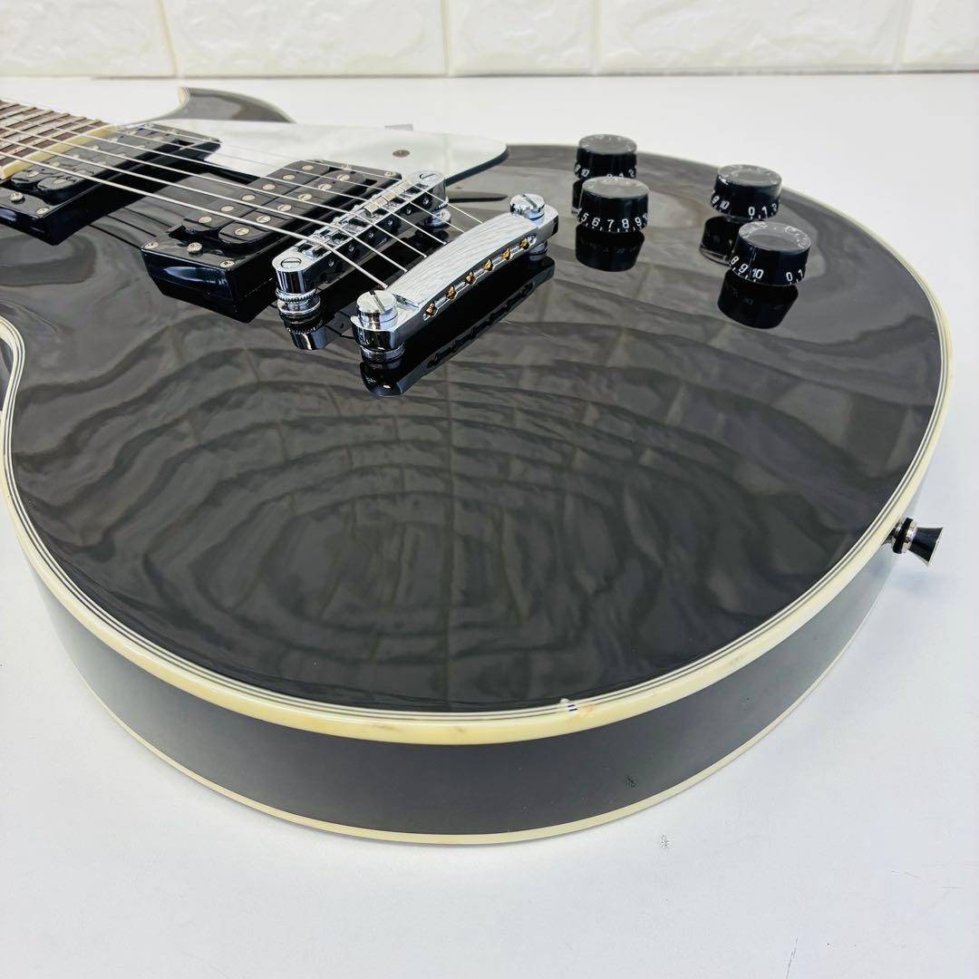 G.I.G レスポール カスタムタイプ ブラック ミラーピックガード