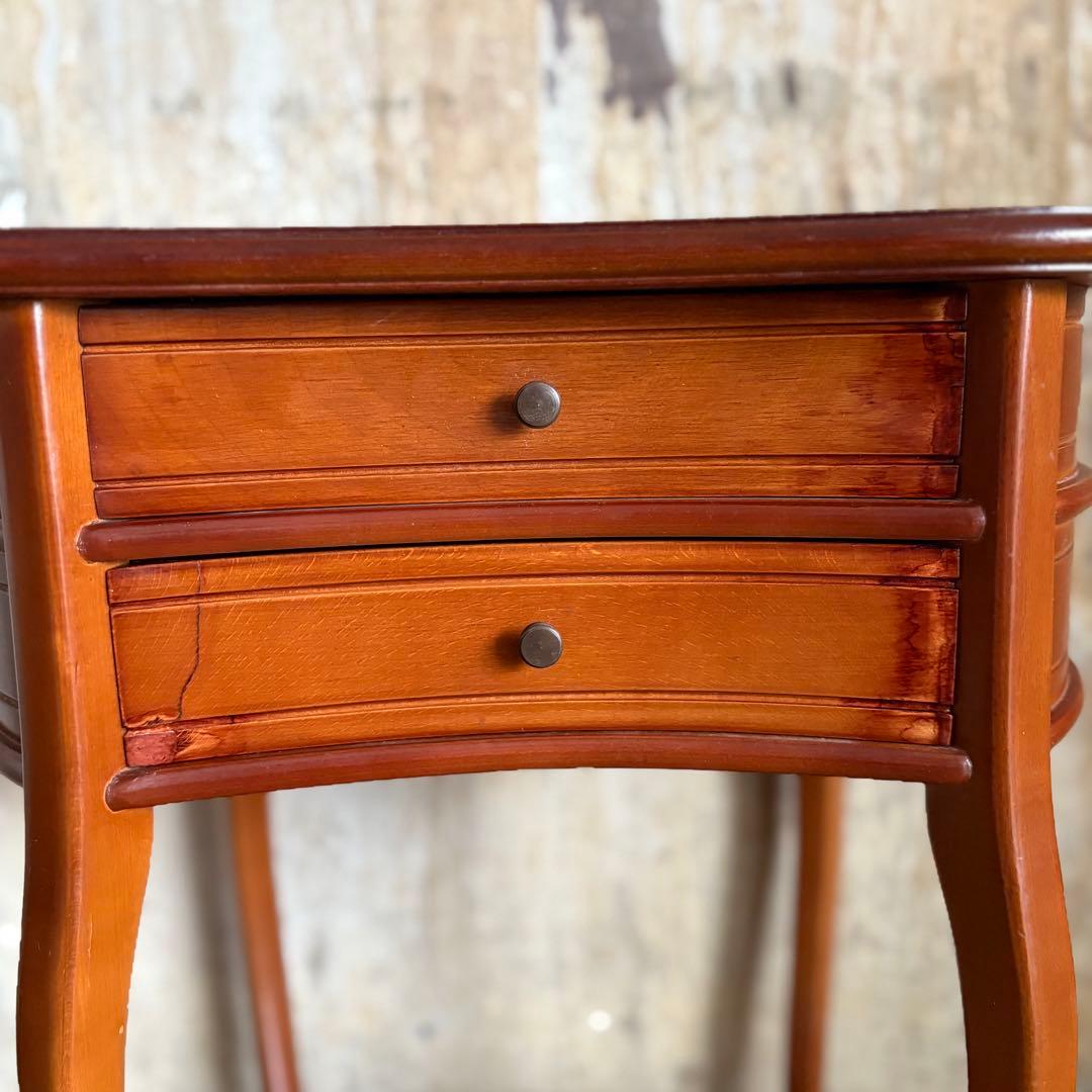 イタリア　猫脚コンソールテーブル　サイドテーブル　訳あり