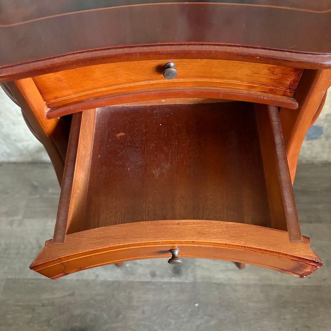 イタリア　猫脚コンソールテーブル　サイドテーブル　訳あり