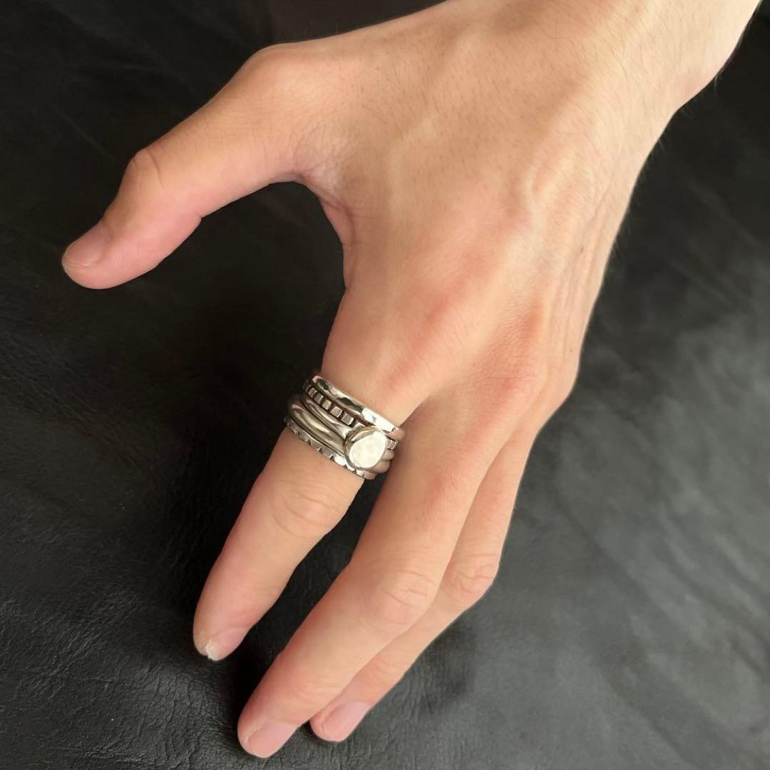 フランス　スターリング　シルバー　リング　ヴィンテージ　セット　ユーロ　925