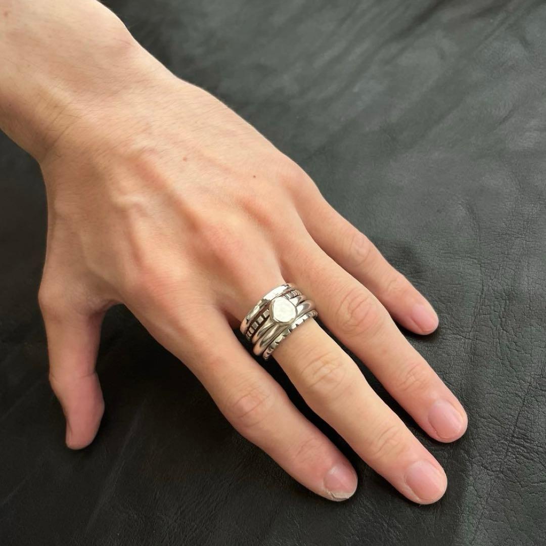 フランス　スターリング　シルバー　リング　ヴィンテージ　セット　ユーロ　925