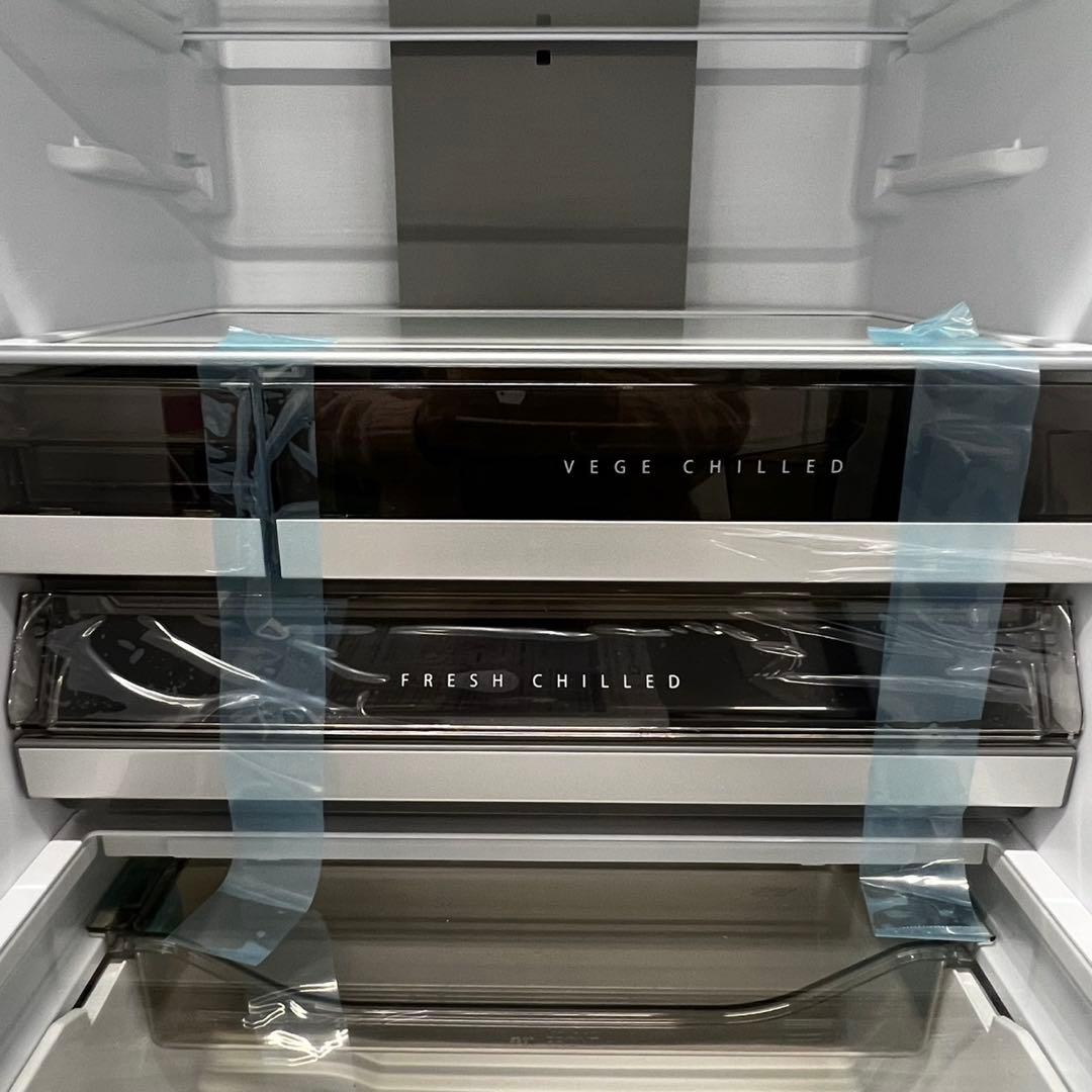 958　 【未使用】　25年製　綺麗　冷蔵庫　アクア　大容量　450ℓ　設置無料