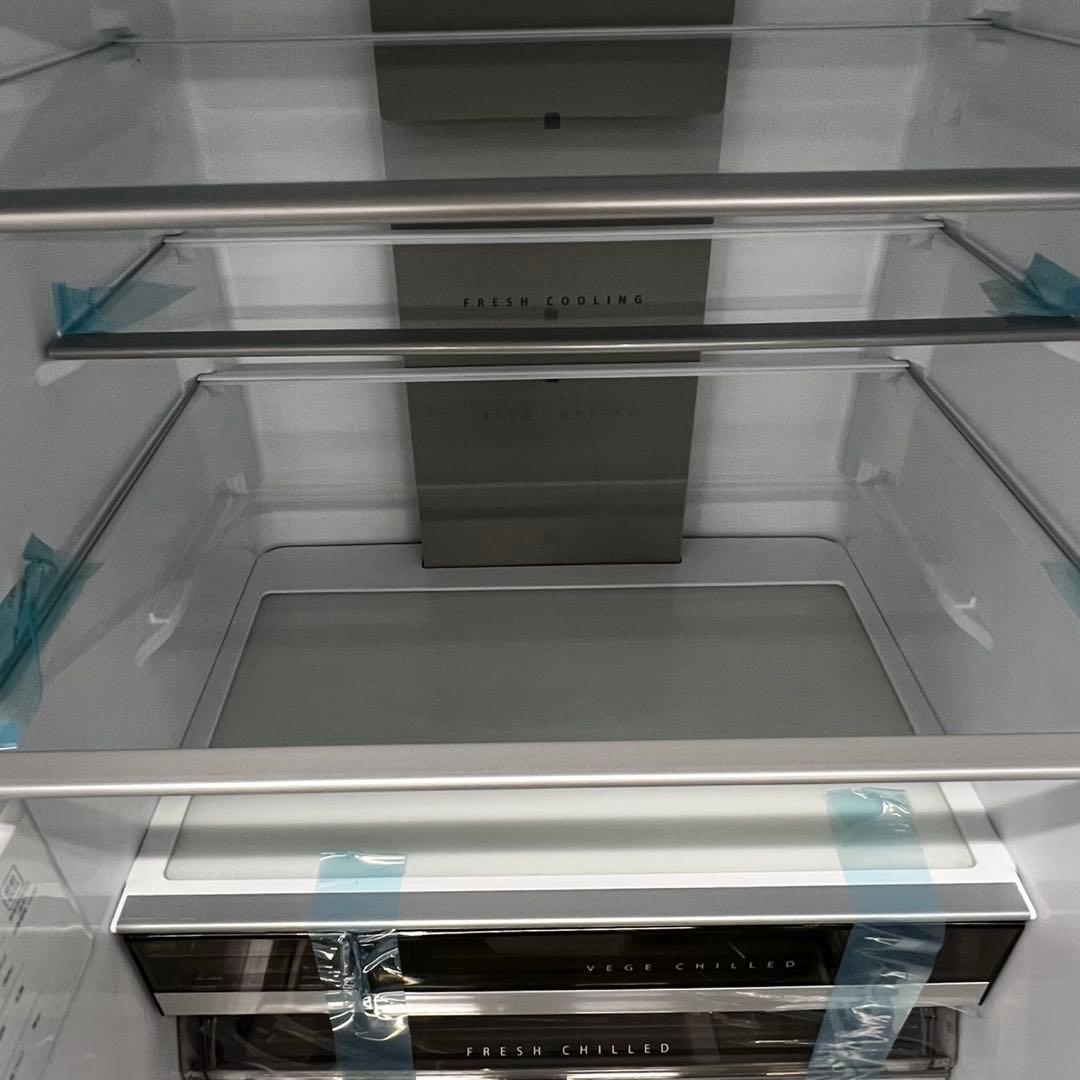 958　 【未使用】　25年製　綺麗　冷蔵庫　アクア　大容量　450ℓ　設置無料