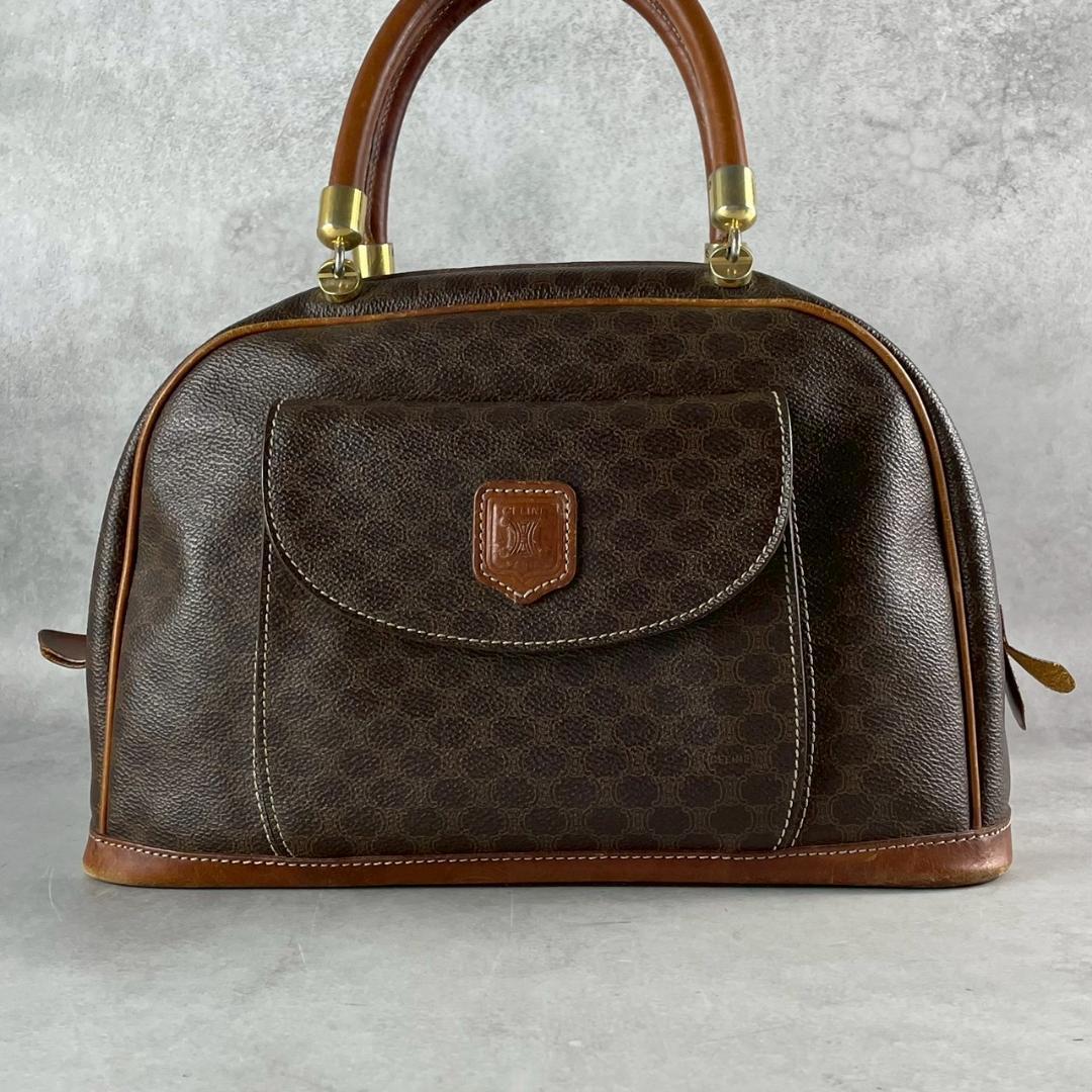 超希少美品 CELINE オールドセリーヌ マカダム柄 ハンドバッグ MC98