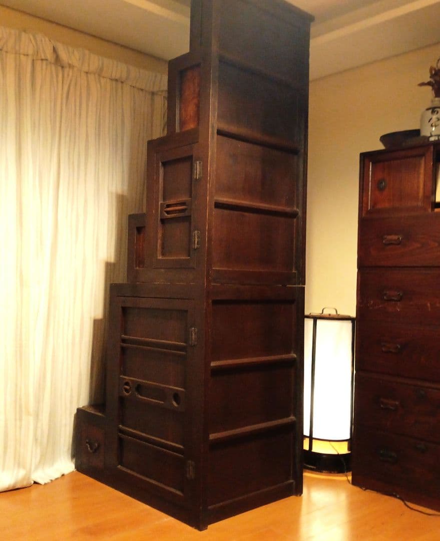 階段箪笥 　和箪笥　キャビネット　水屋　船箪笥　アンティーク