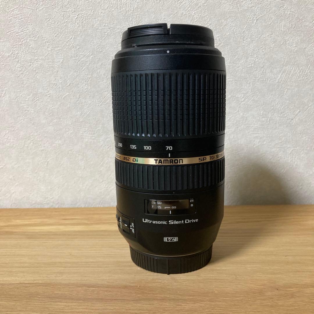 【Canon用】TAMRON SP 70-300mm+プロテクターレンズ+ケース