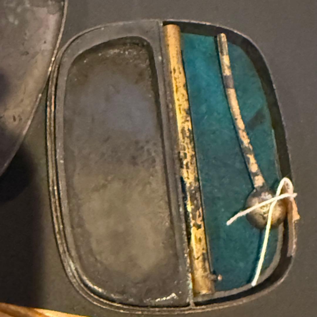 江戸期 携帯型書道セット ミニ硯・格納式筆 希少品 年代物