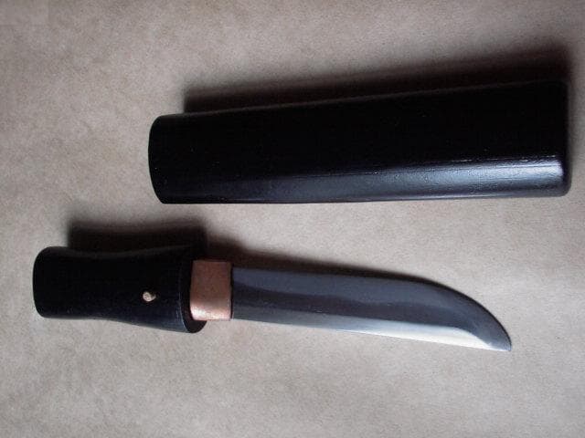 日本刀残欠マスターナイフNo.1 業物 正良 黒拵