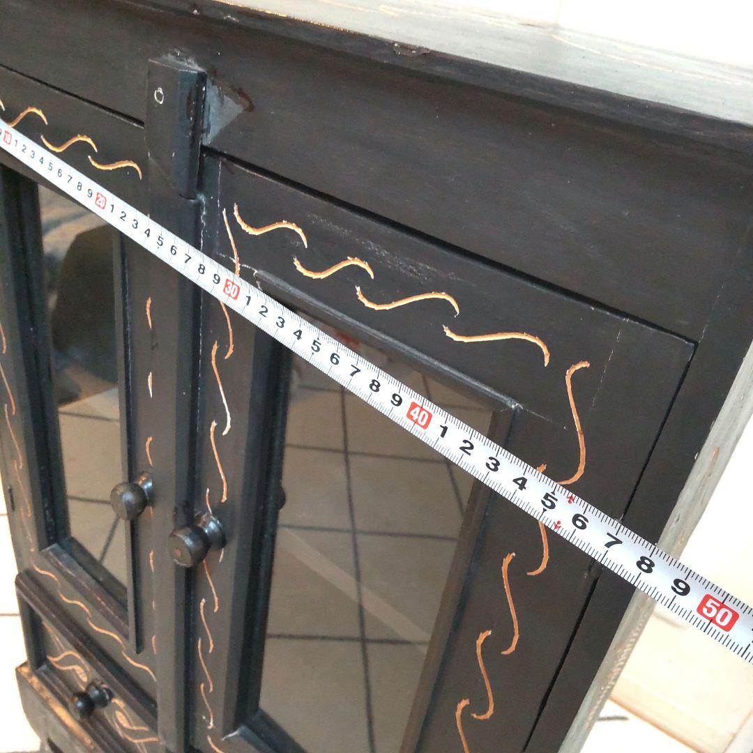 アジアン家具 バリ家具 アンティーク キャビネット 棚