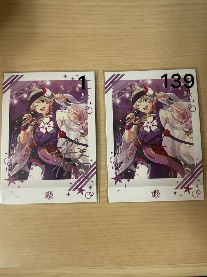 sideM ぱしゃこれ 第２弾 ノーベル 箔押し 猫柳キリオ