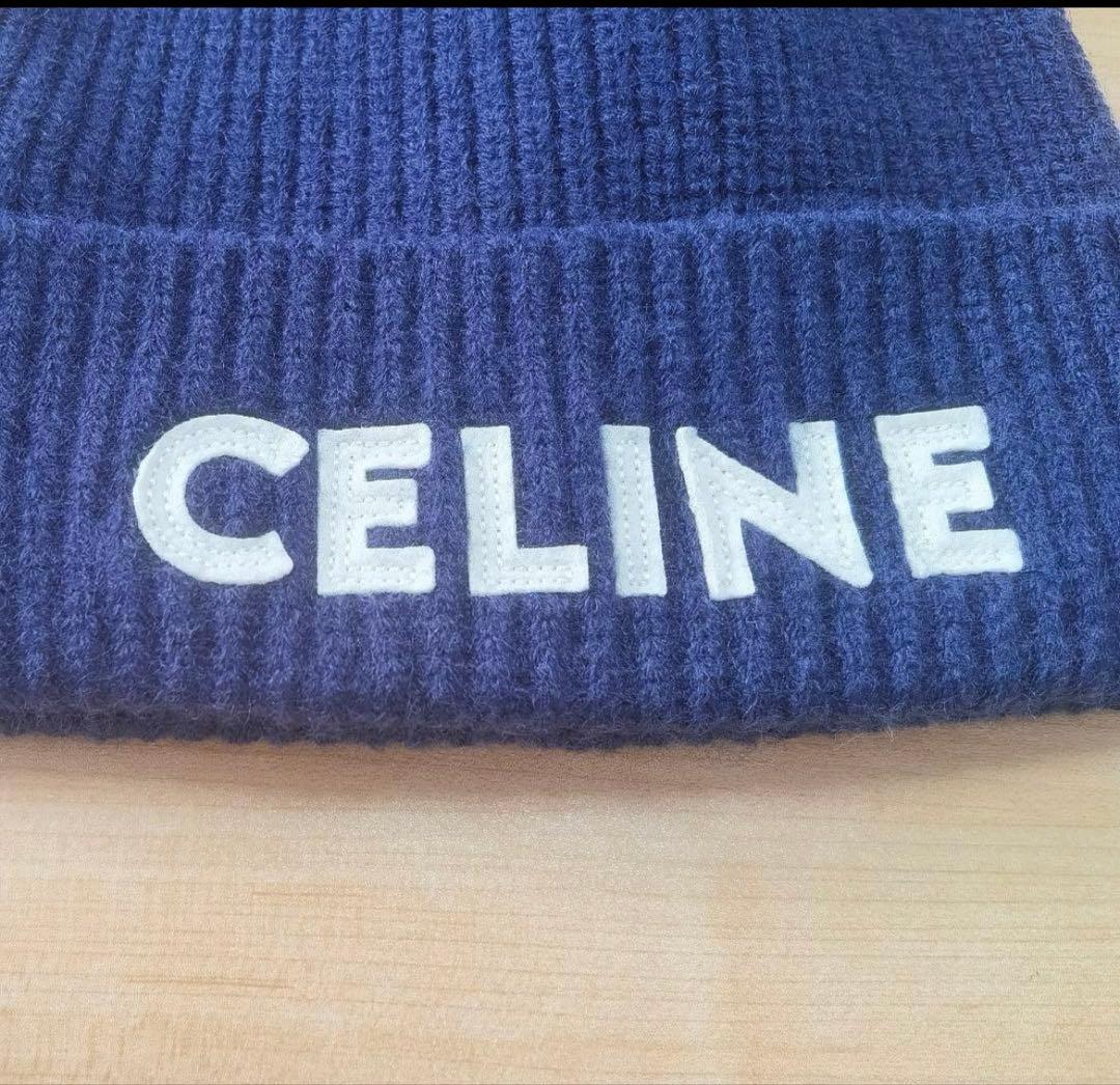 CELINE ビーニー ニット帽