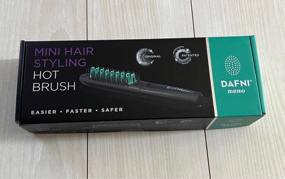 DAFNI nano ヘアアイロン　ヒートブラシ　超美品(グリーン)