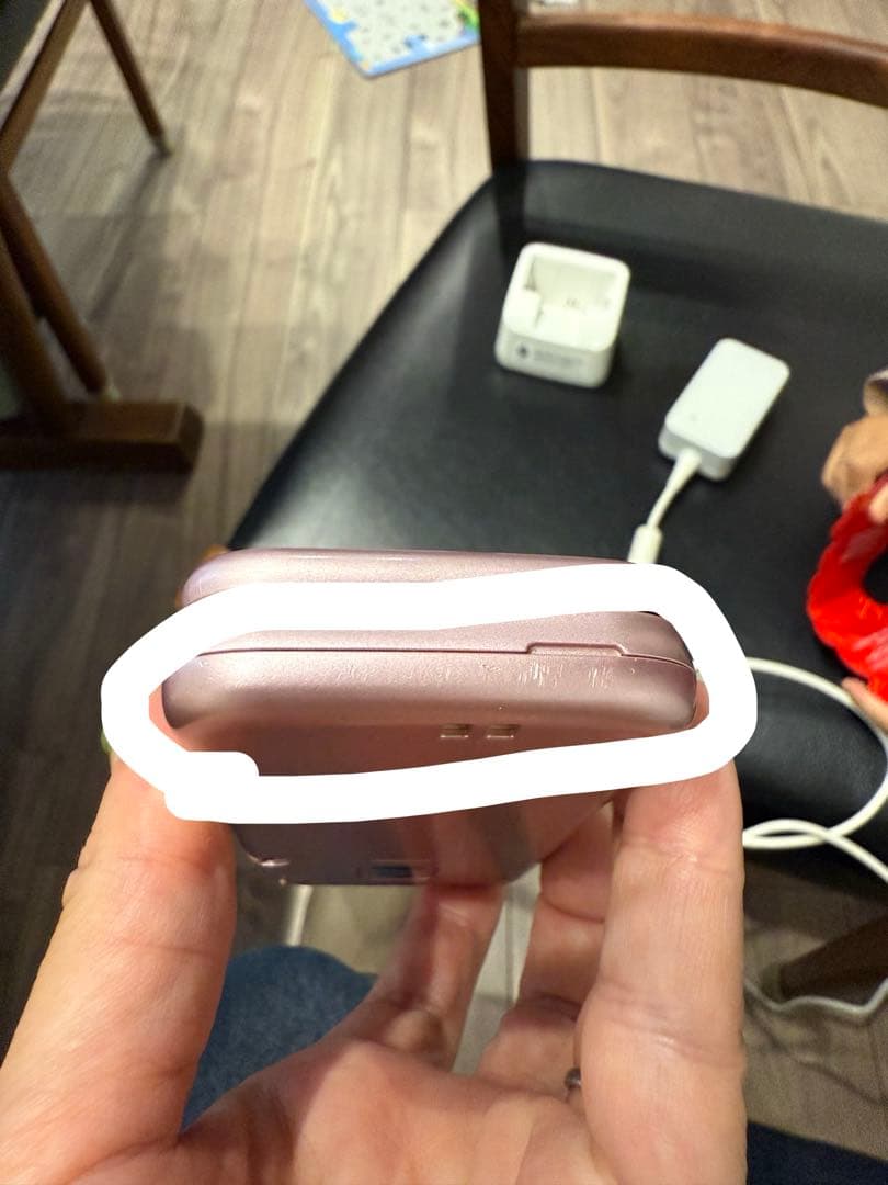 docomo らくらくフォン　F-01M ピンク 携帯電話 本体 充電器セット