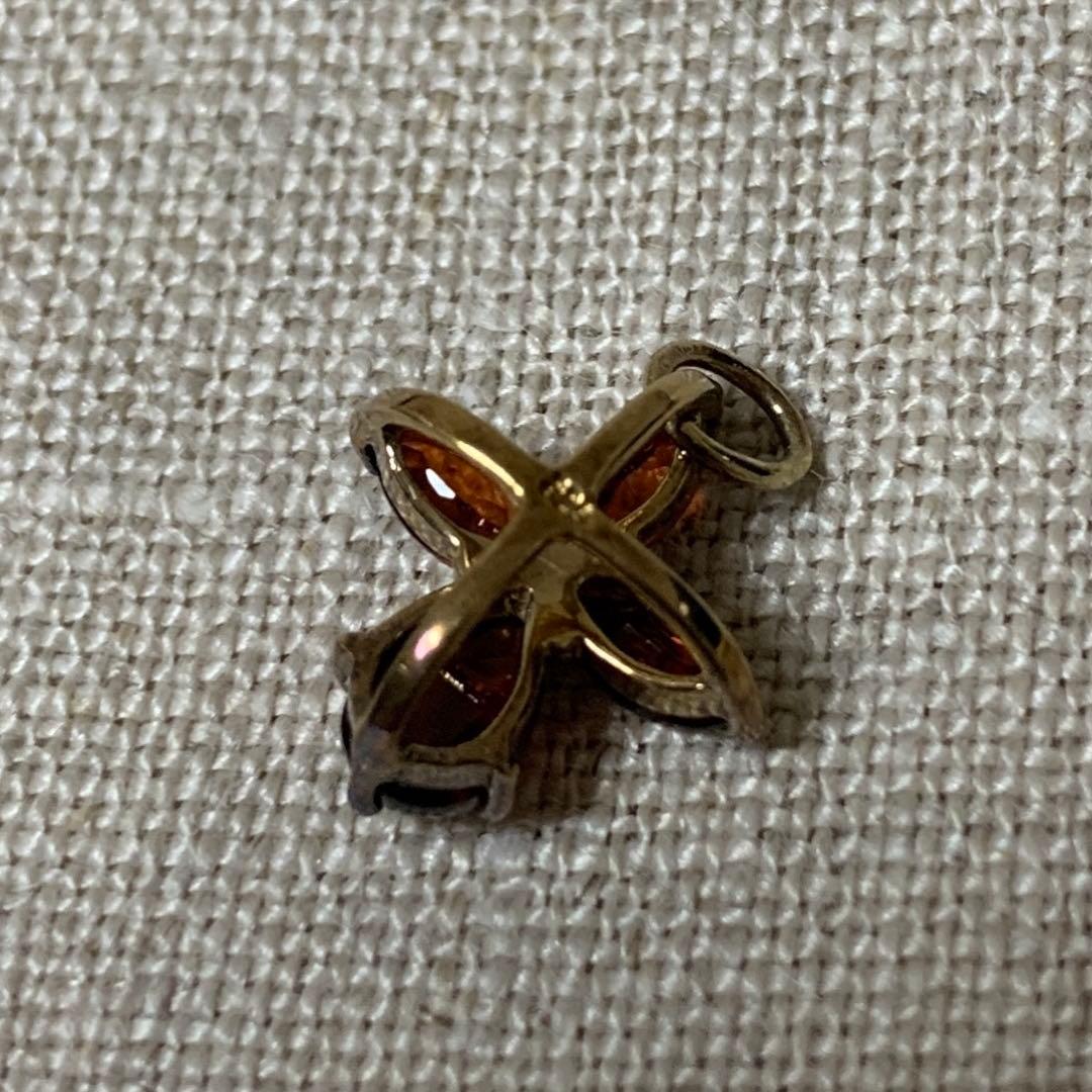 シルバー925 碌山 ブローチ ペンダントトップ ガーネット