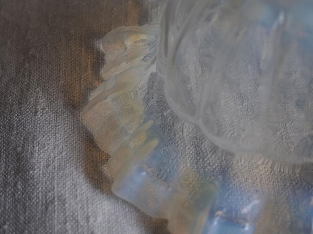 オパールガラス フリルガラス ランプシェード電笠 オパールセント/K363