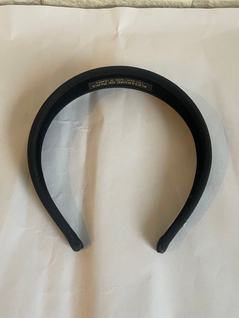 ALEXANDRE DE PARIS ブラック ヘアカチューシャ