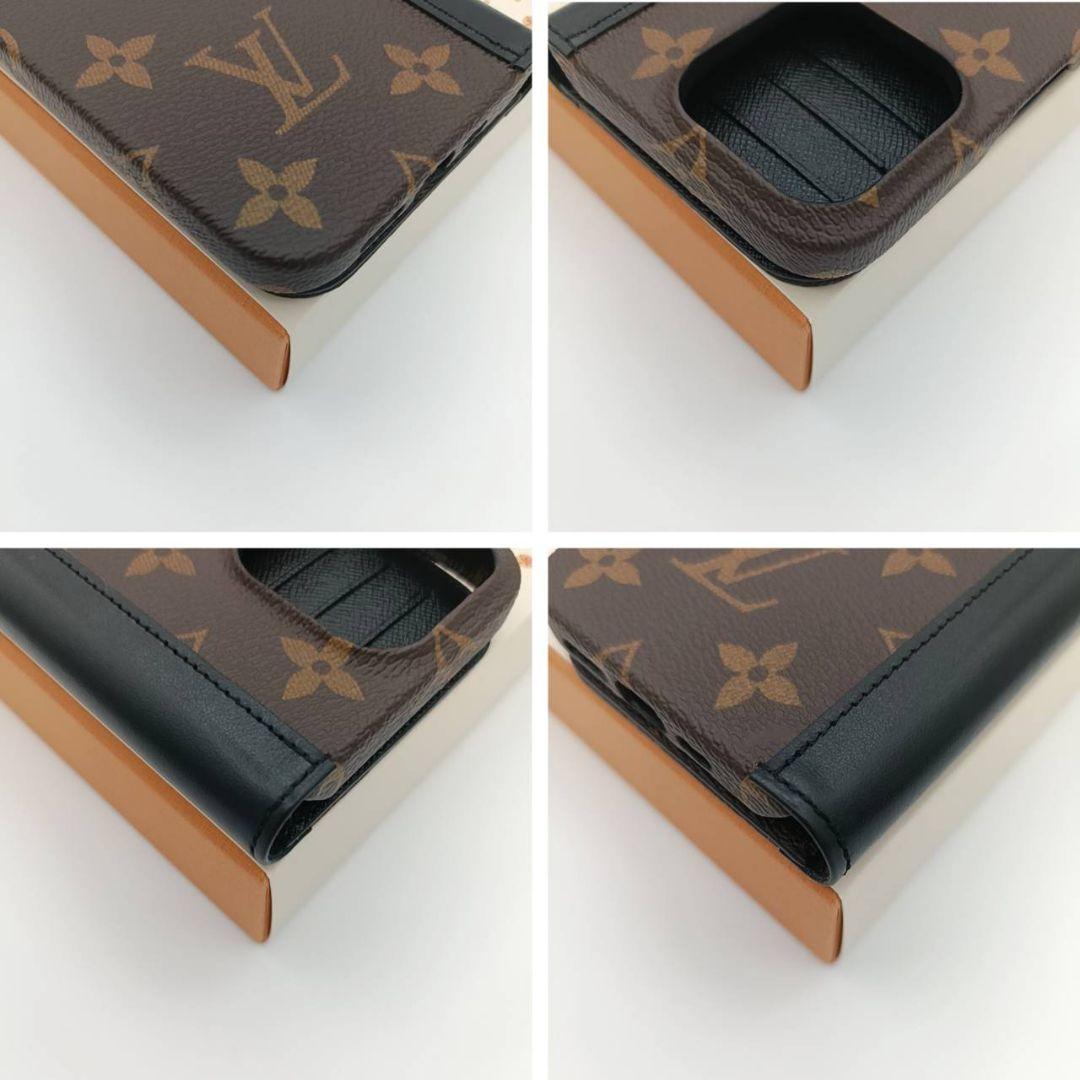 ルイヴィトン　iPhone15 pro ケース モノグラムフォリオ 手帳型 箱付