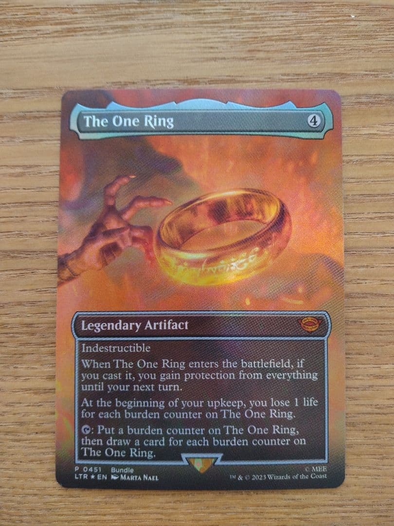 一つの指輪　英語版foilプロモ