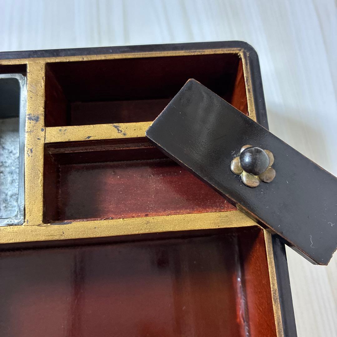 硯箱　骨董　アンティーク　時代物　漆器