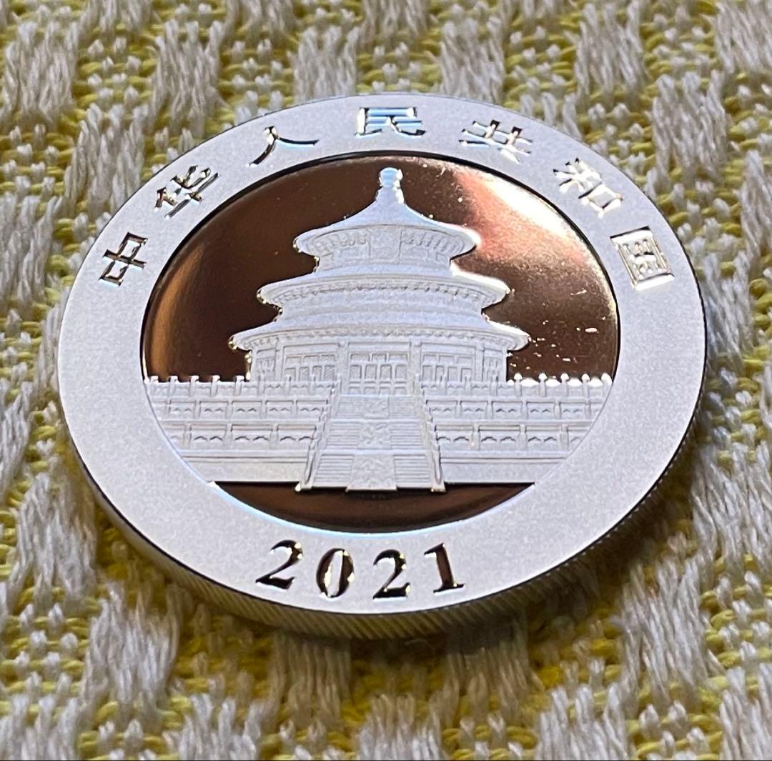 2021年 純銀 パンダ銀貨 30g 中国 10元 シルバー
