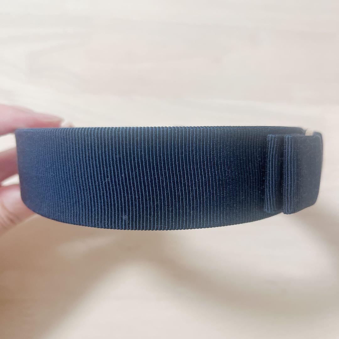 【新品】Ferragamo フェラガモ　カチューシャ　ネイビー