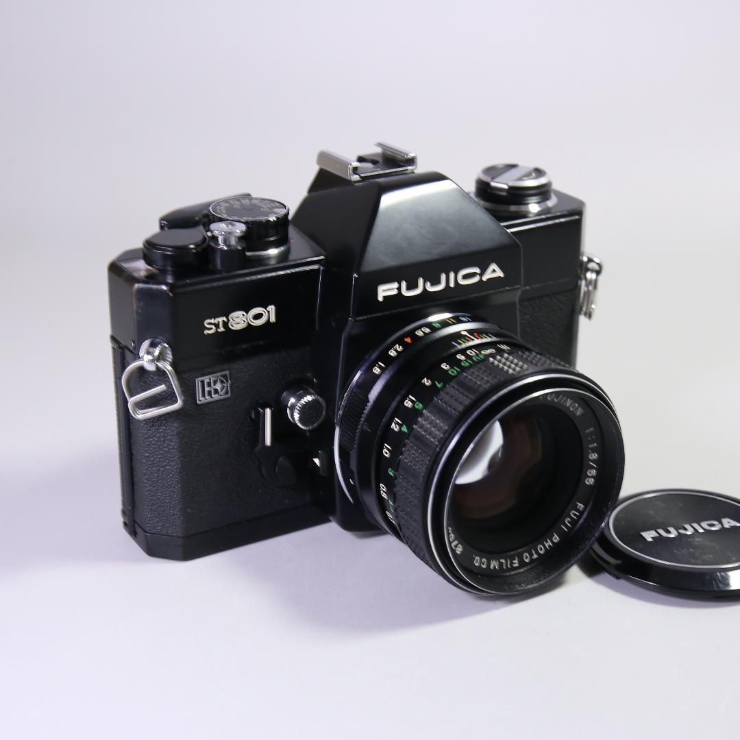☆完全動作☆ FUJICA ST801 EBC 55mm F1.8　＃388