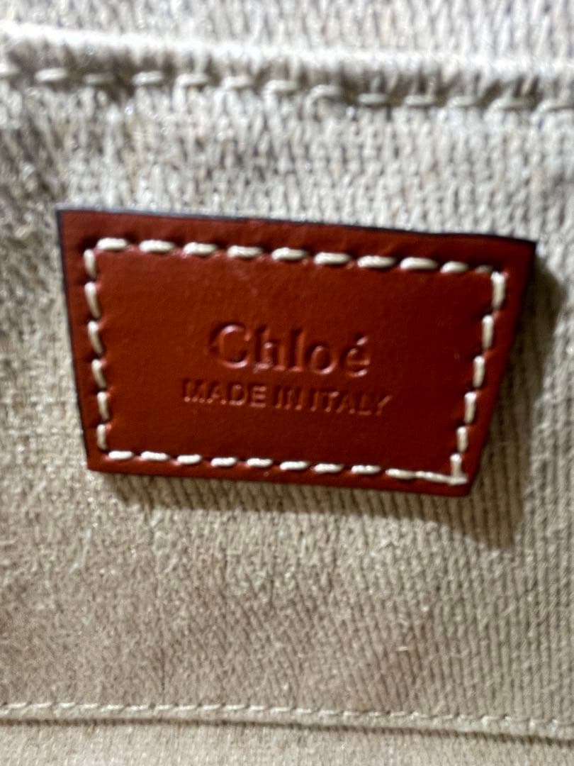 Chloé キャンバス ショルダーバッグ