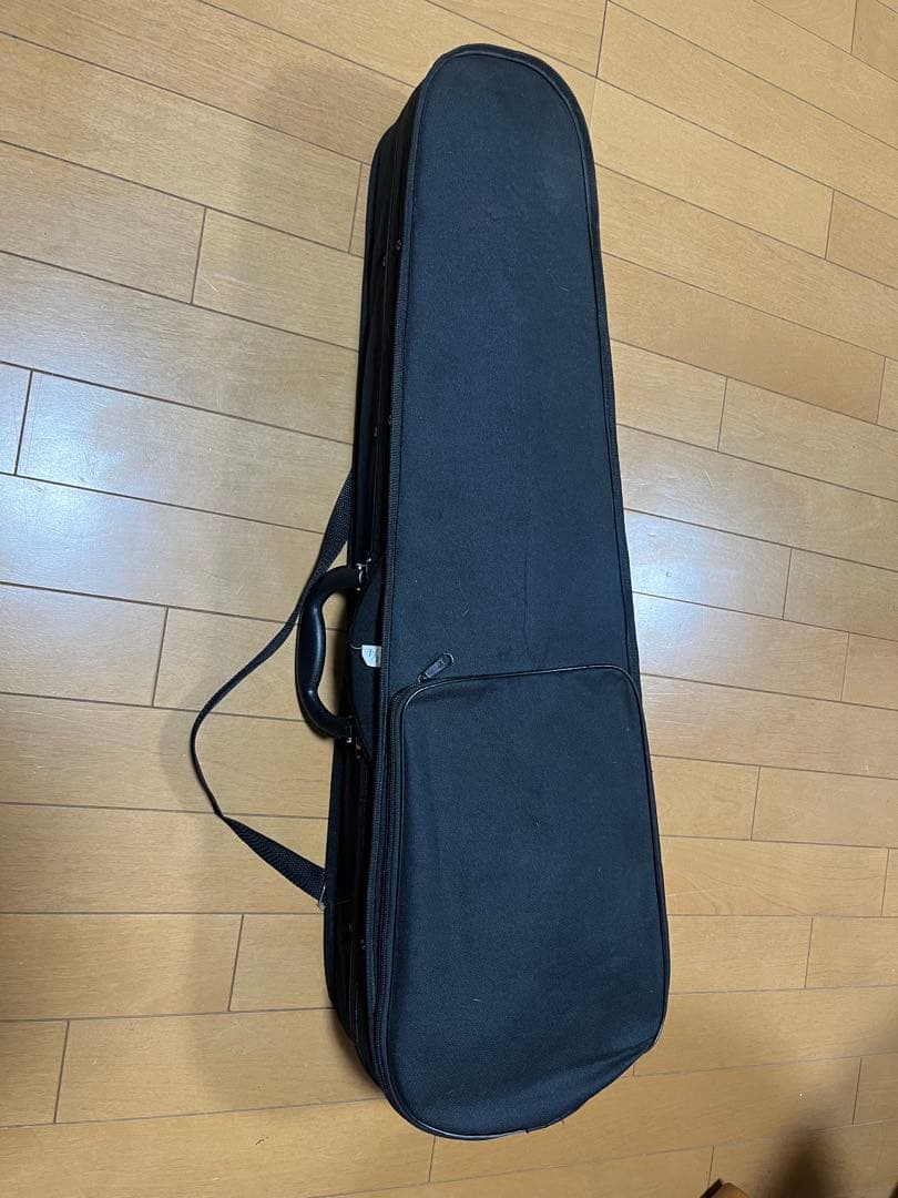 オレンジ バイオリン本体 弓 ケース付き　4/4