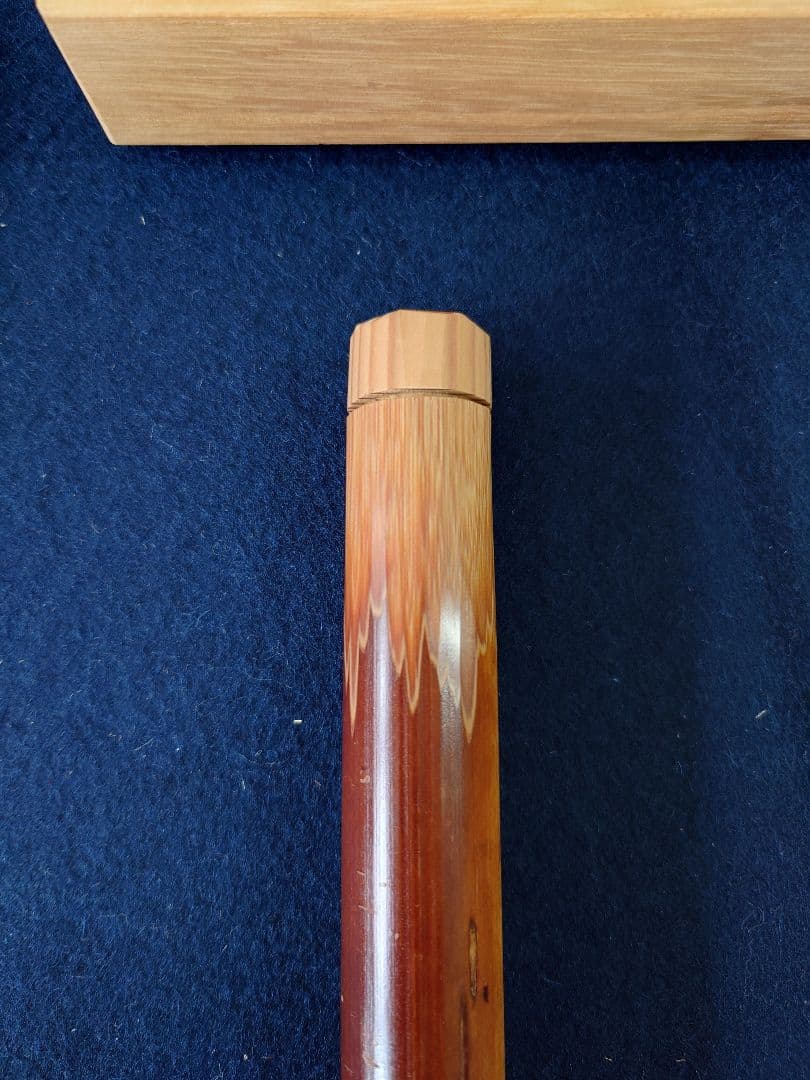 雪山共筒茶杓「紅葉」「せせらぎ」　共箱