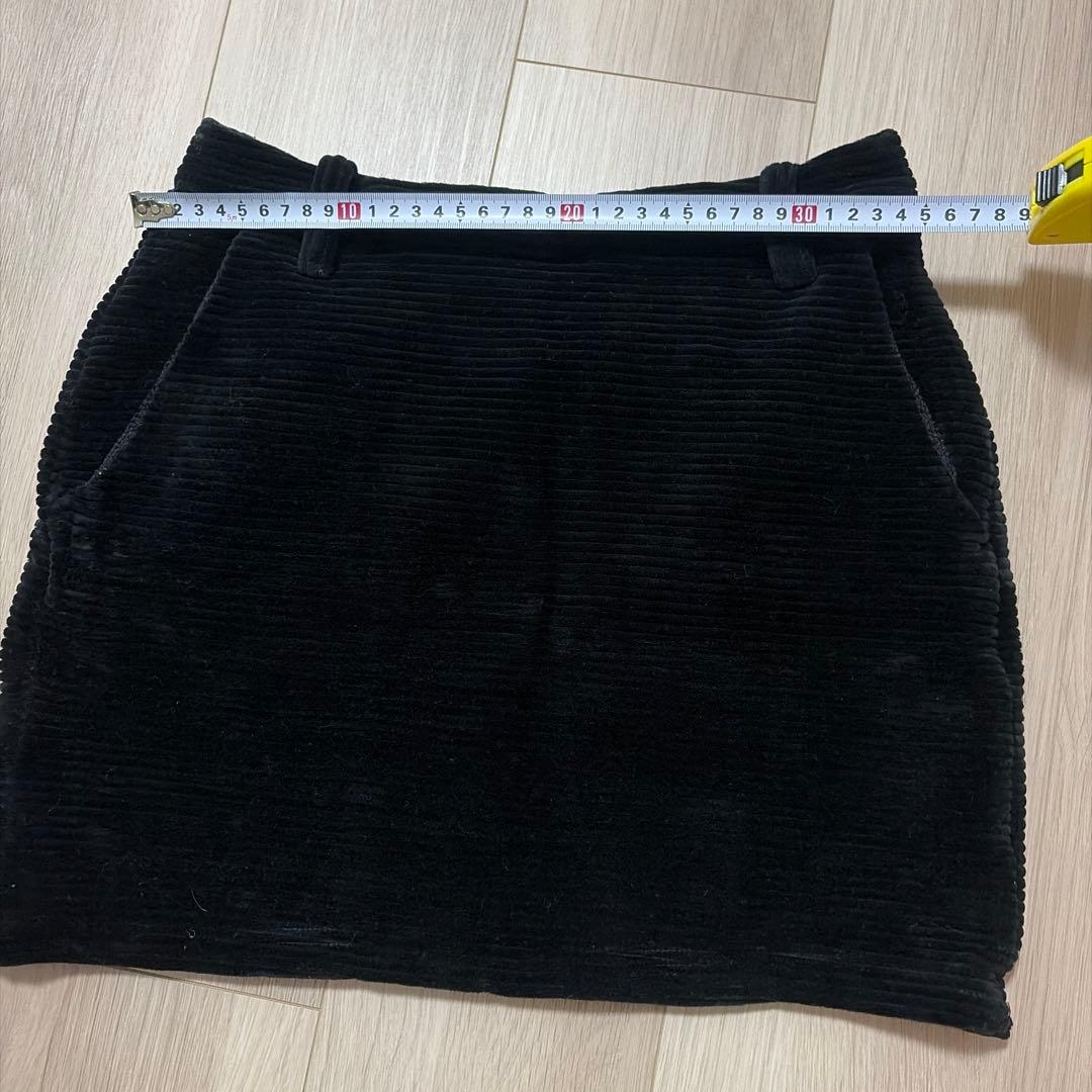 JUN&ROPE ブラック コーデュロイ セットアップ