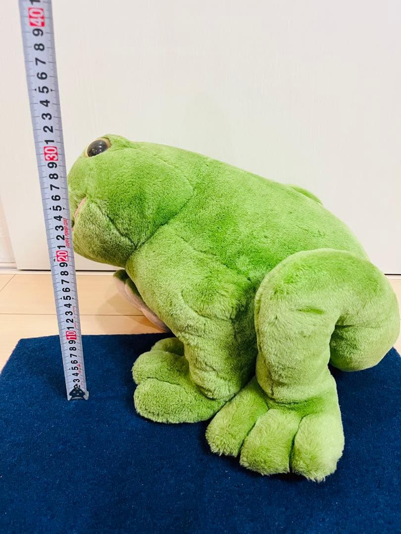 プレイトーキン　24K カエル　特大　おすわりぬいぐるみ