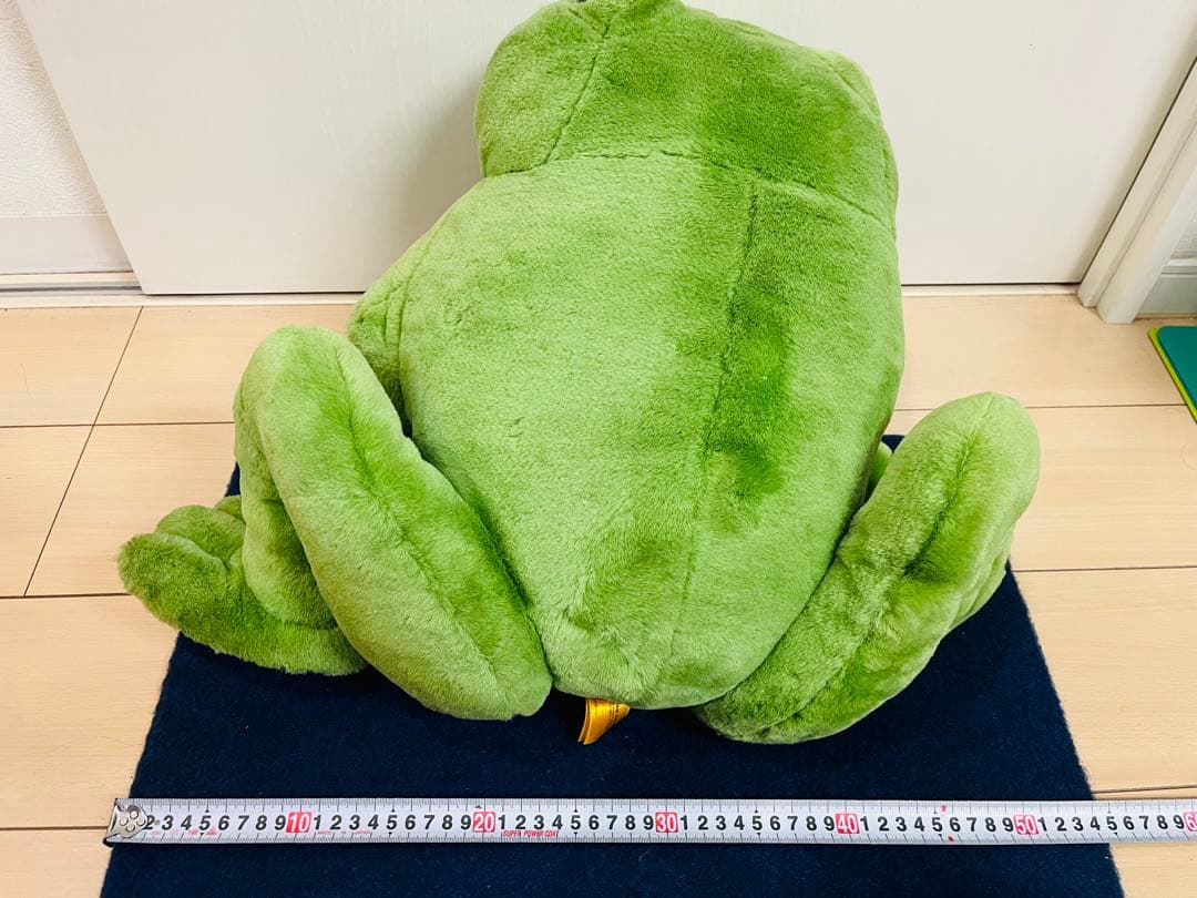 プレイトーキン　24K カエル　特大　おすわりぬいぐるみ