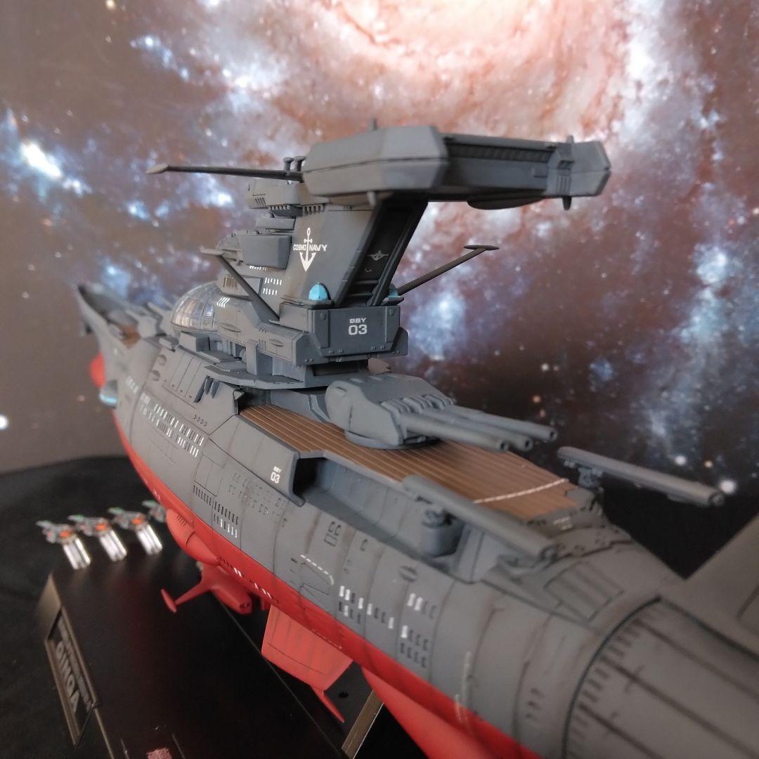 1/1000波動実験艦 銀河［3199］艦橋LED全塗装完成品