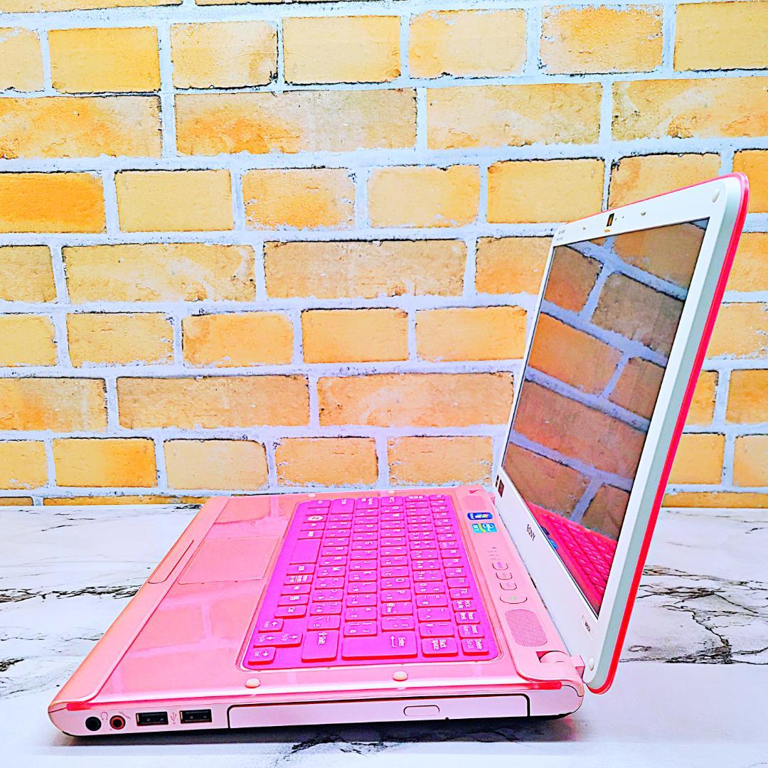 レアなスケルトンピンクノートパソコン❣️Core-i5☘️爆速SSD✨メモリ8G