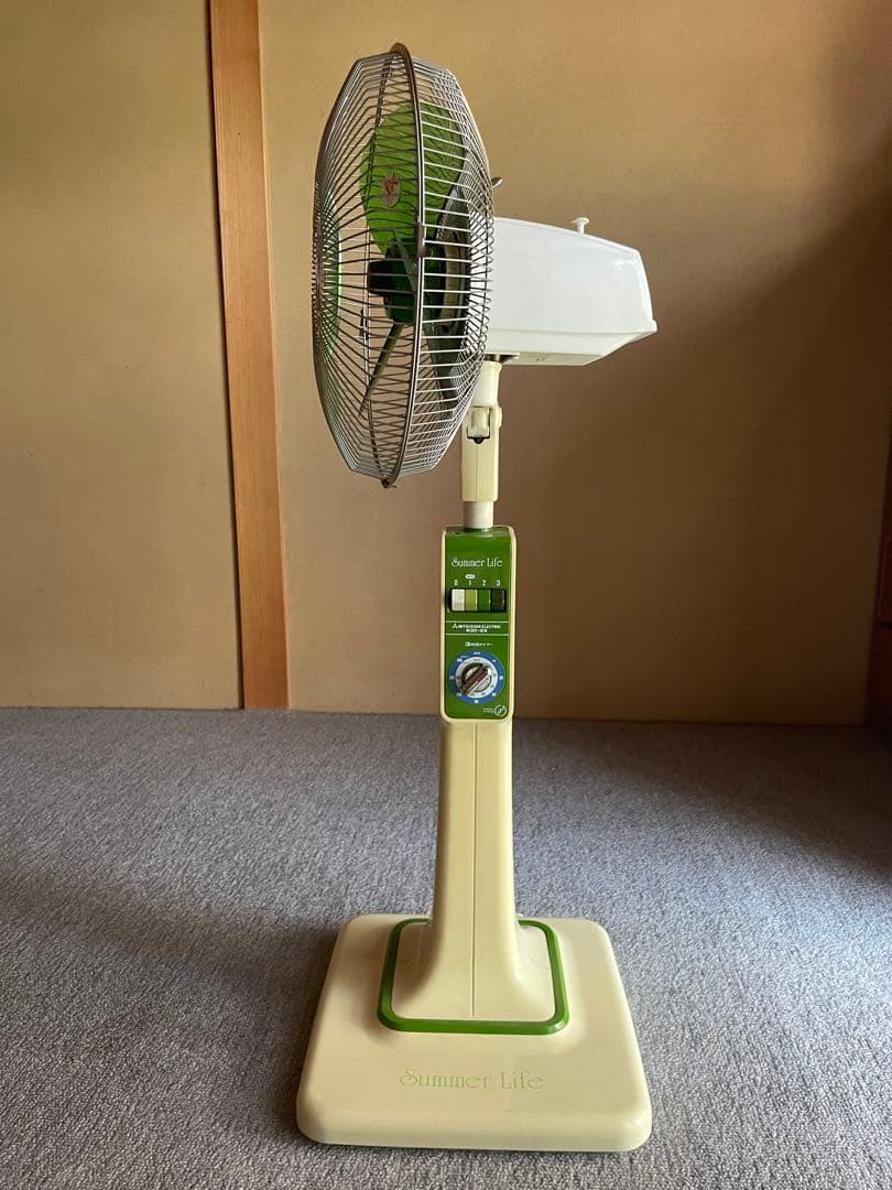 扇風機　レトロ　美品　1982年製　三菱電機　MITSUBISHI R30-EX