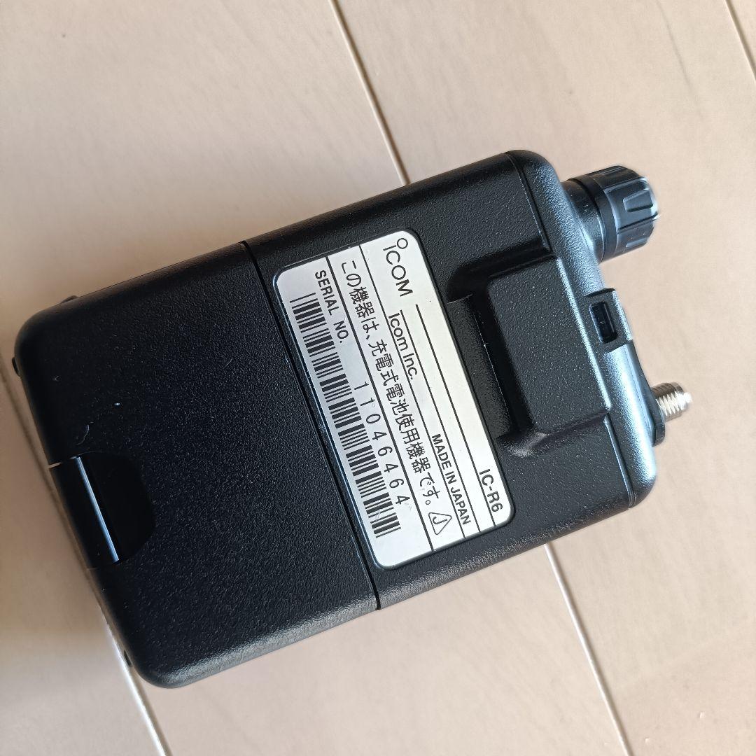 Icom IC-R6 ハンディ受信機　エアバンドスペシャル　miniアンテナ付