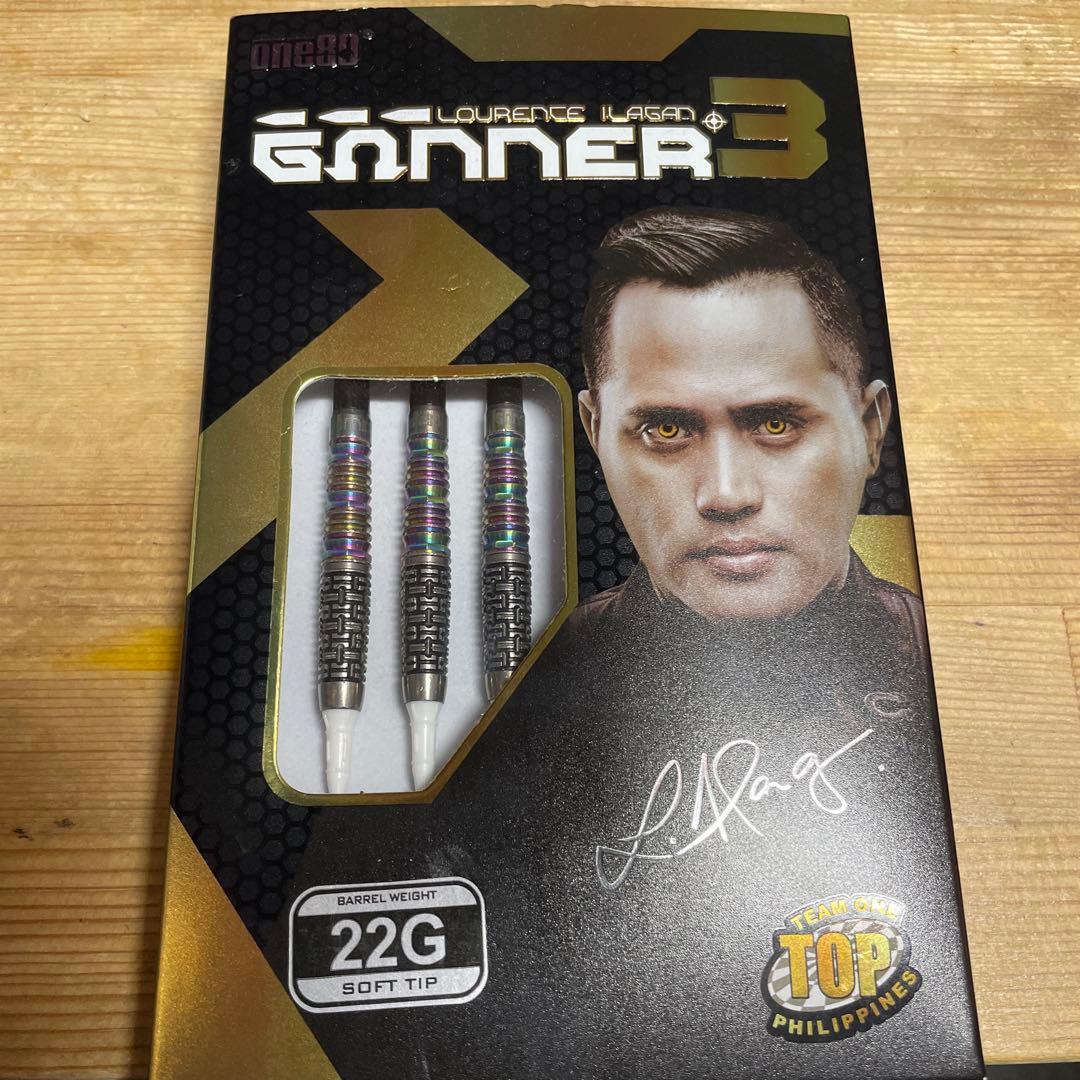 ワンエイティー one80 イラガン ガンナー3 22g ソフトダーツ バレル