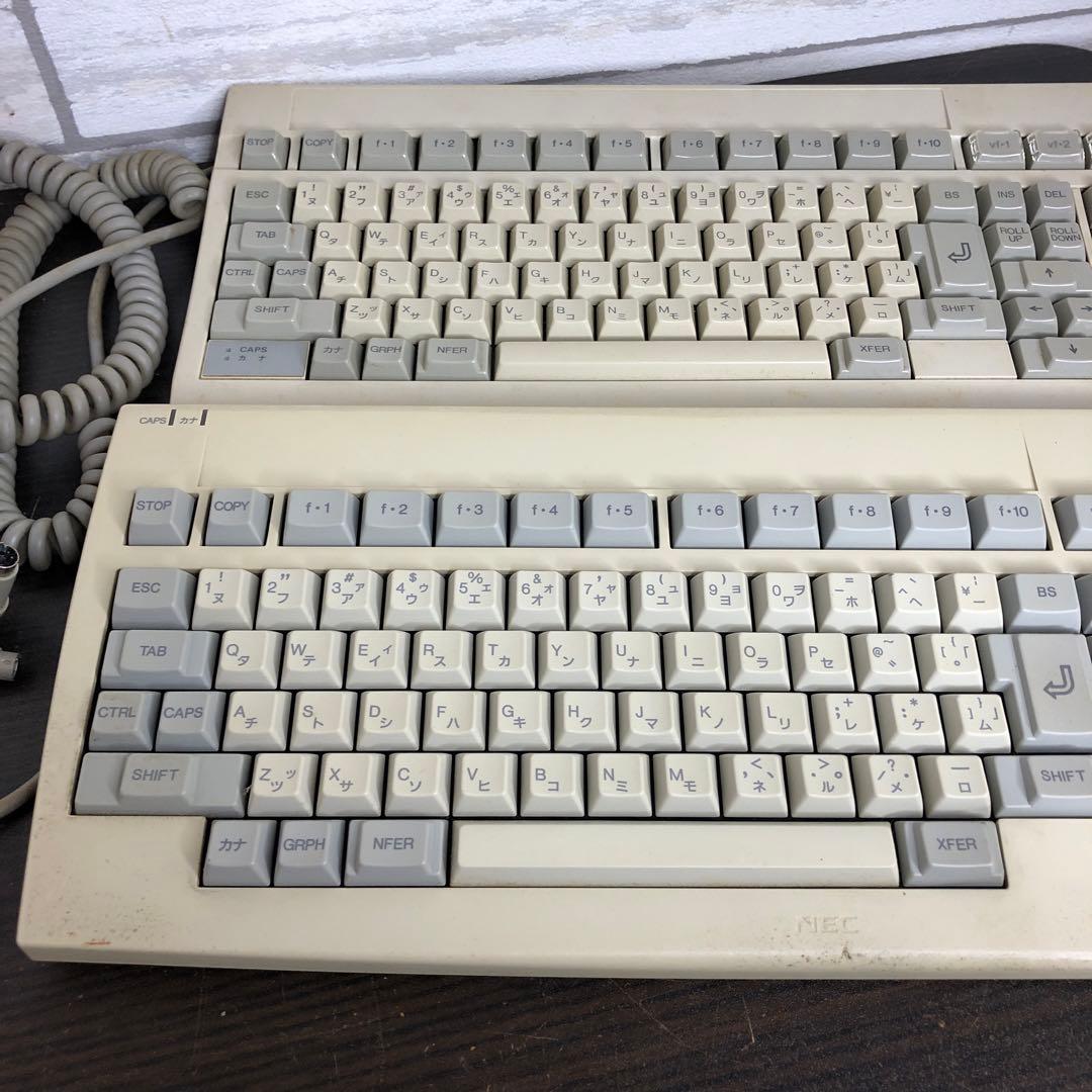 NEC PC-9800シリーズ対応キーボード　2台 未確認