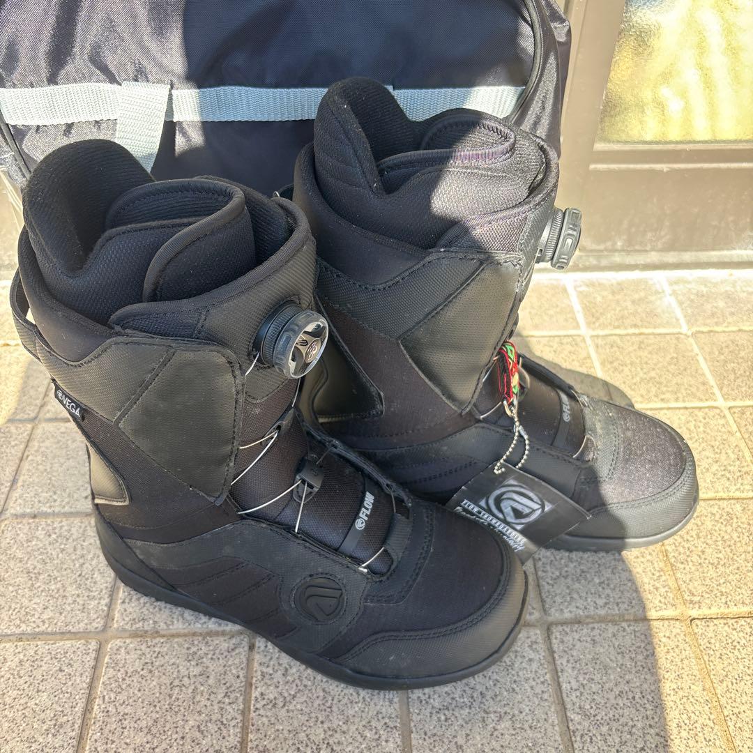 FLOW スノーボードブーツ ブラック 収納バッグ付き