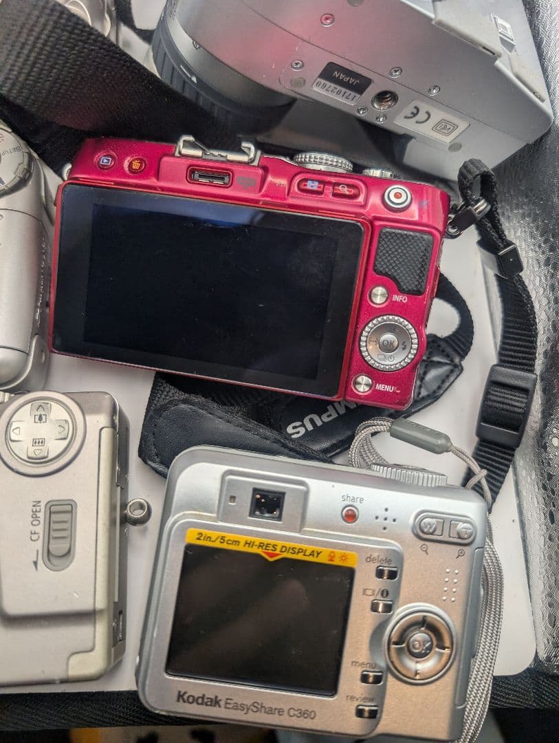 ジャンク デジタルカメラセット11台 Canon EOS 10D Olympus