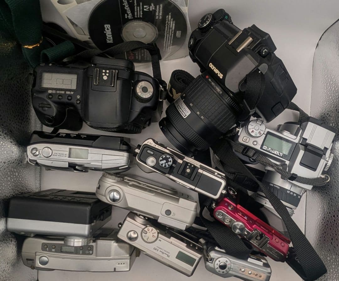 ジャンク デジタルカメラセット11台 Canon EOS 10D Olympus