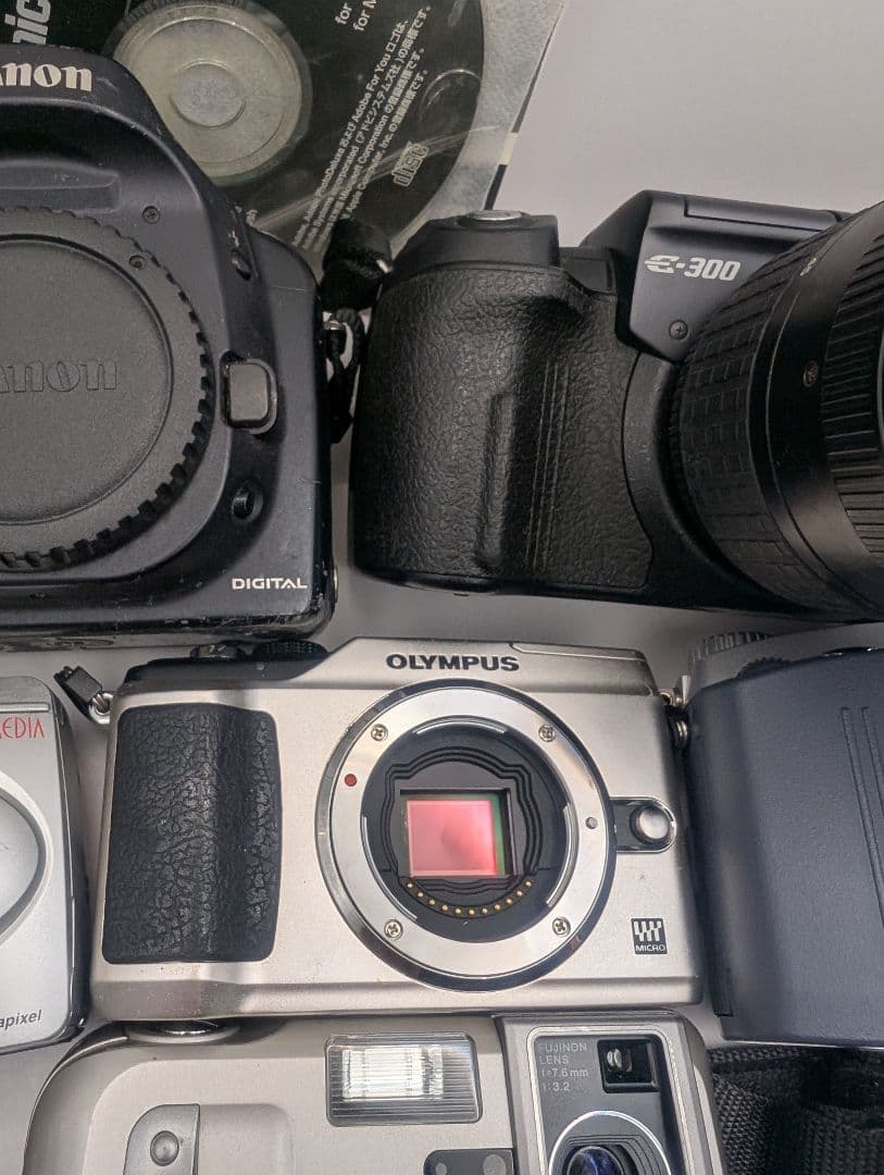 ジャンク デジタルカメラセット11台 Canon EOS 10D Olympus