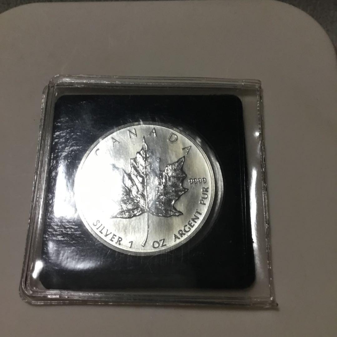 1996年 5ドル 銀貨 メープルリーフ(カナダ)