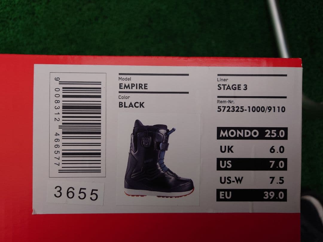 DEELUXE EMPIRE 25cm ブラック　美品 中敷オマケ付　今だけ特価