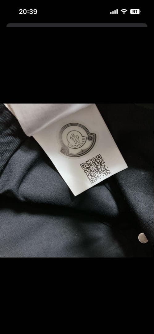 モンクレール　帽子　キャップ　ベースボールキャップ　ブラック