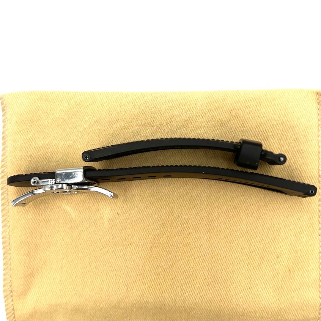 【極美品】 正規品 ルイヴィトン タンブール ラバーベルト ダミエ ブラック